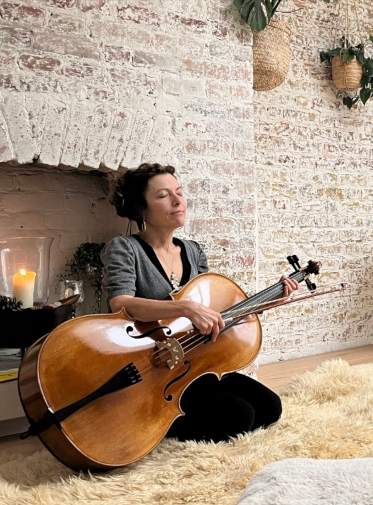 A playful exploration of live cello, sound, and movement